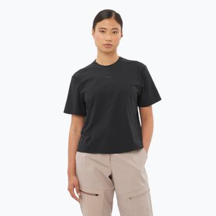 Dámske tričko Salomon Trackline Tee SS deep black