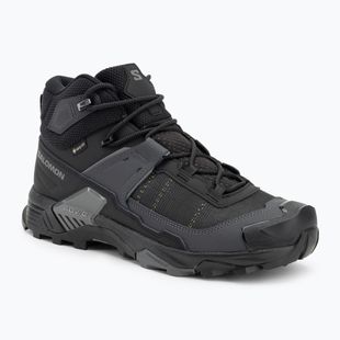 Pánske trekové topánky Salomon X Ultra 5 MID Wide GTX black/asphalt/castlerock