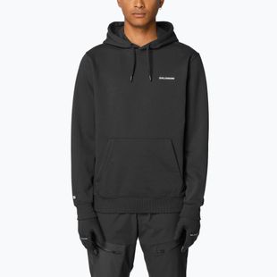 Pánska mikina Salomon Chest Logo Hoodie deep black