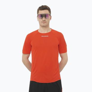 Pánske bežecké tričko Salomon S/Lab Speed ​​Tee flery red