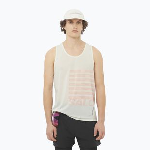 Pánske bežecké tielko Salomon Sense Aero Singlet GFX icicle