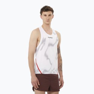 Pánske bežecké tielko Salomon S/Lab Speed Singlet white / andorra