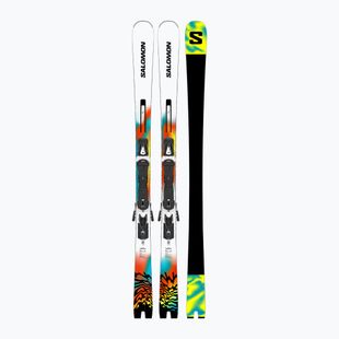 Zjazdové lyže Salomon E Addikt Pro 76 + viazanie MI12 GW white/turquoise/orange