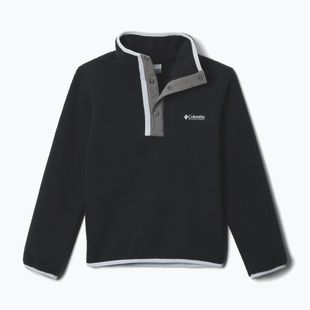 Detská fleecová mikina Columbia Halvetia II Half Snap Fleece black/city grey