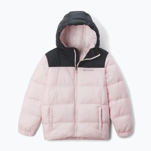 Detská zateplená bunda Columbia Puffect Hooded satin pink/black