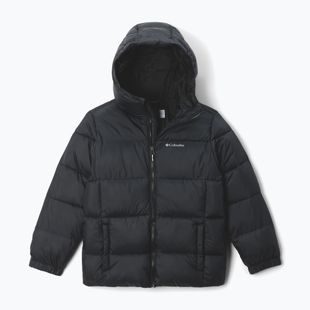 Detská zateplená bunda Columbia Puffect Hooded black