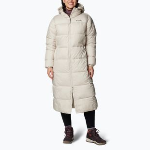 Dámsky páperový kabát Columbia Puffect II Long dark stone