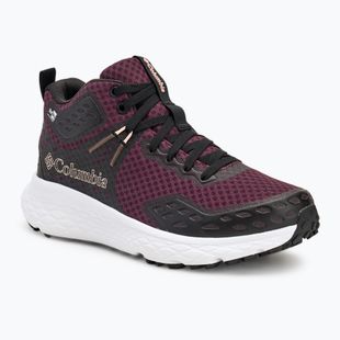 Detské turistické topánky KEEN Skua Mid WP black plum/plum perfect
