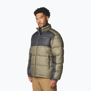 Pánska zateplená bunda Columbia Pike Lake II stone green/shark