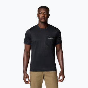 Pánske tričko Columbia Hike Pocket Crew black