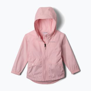 Detská bunda do dažďa Columbia Rainy Trails II Fleece satin pink