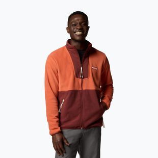 Pánska mikina Columbia Sequoia Grove FZ Fleece Tuscan?Spice