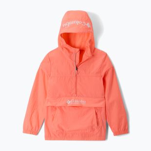 Detská vetrovka Columbia Challenger II Windbreaker hot coral