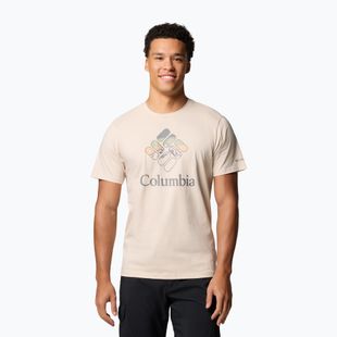 Pánske tričko Columbia Rapid Ridge Graphic dark stone/heavenly