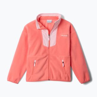 Detská fleecová mikina Columbia Sequoia Grove Full Zip Fleece hot coral/satin pink