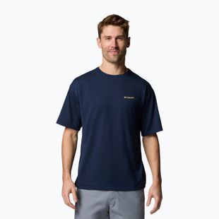 Pánske tričko Columbia Cedar Trail Back Graphic Tee collegiate navy
