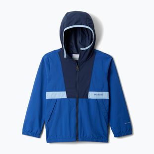 Detská vetrovka Columbia Spire Valley Windbreaker mountain blue/collegiate navy/ripple blue