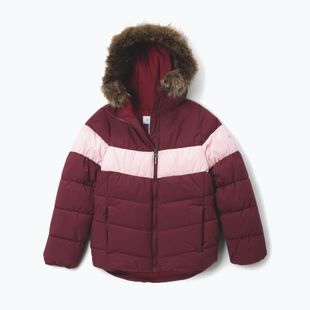 Detská lyžiarska bunda Columbia Arctic Blast III rich wine/satin pink