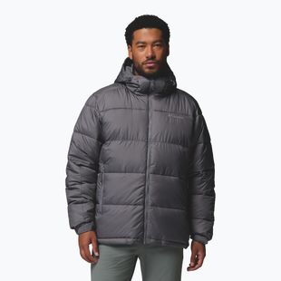 Pánska zateplená bunda Columbia Pike Lake II Hooded city grey