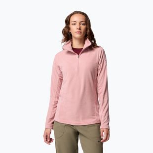 Dámska fleecová mikina Columbia Glacial IV 1/2 Zip eraser pink
