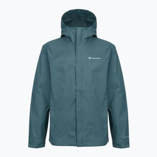 Pánska trekingová mikina Columbia Triple Canyon Grid Fleece Full Zip II compass blue heather/black