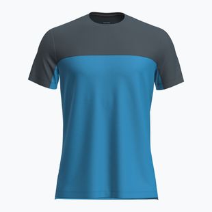 Pánske trekingové tričko Icebreaker Merino Cool-Lite Sphere III SS Tee Colour Block arctic/abyss