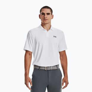 Pánske polo tričko Under Armour Matchplay Polo white/pitch gray
