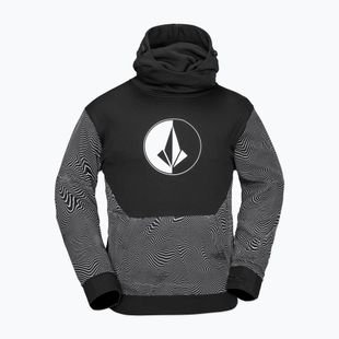 Pánska mikina Volcom Hydro Riding Hoodie black print snowboard