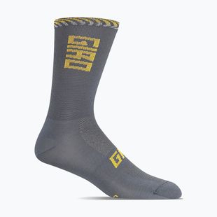 Ponožky Giro Comp Racer High Rise dark shark/spectra yellow