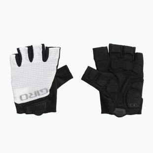 Pánske cyklistické rukavice Giro Bravo Gel II white