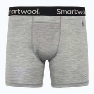 Pánske termo boxerky Smartwool Merino Boxer Brief light gray heather