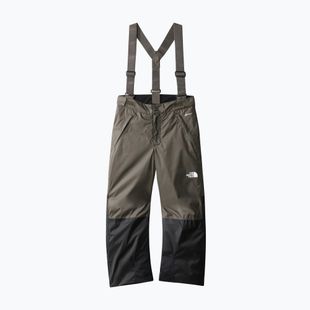 Detské lyžiarske nohavice The North Face Teen Snowquest Suspender tmavozelené NF0A7X3P21L1