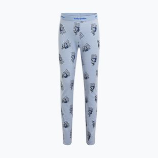 Detské termonohavice icebreaker Merino 200 Oasis Bear Tour zinc blue/aop