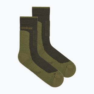 Pánske ponožky Icebreaker Merino Hike+ Medium Crew dark loden/sphagnum