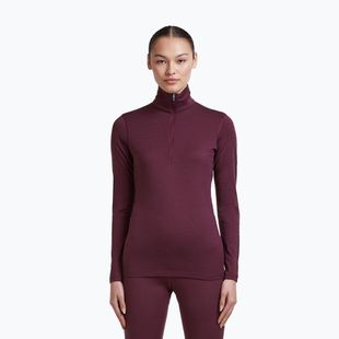 Dámska termo bielizeň Icebreaker 200 Oasis LS Half Zip dark berry