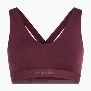 Termo podprsenka icebreaker Merino 125 Cool-Lite Sprite Racerback dark berry