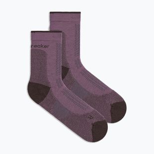 Dámske ponožky Icebreaker Merino Hike+ Ultralight Quarter grey plum/bittersweet