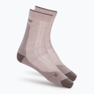 Dámske ponožky Icebreaker Merino Hike+ Ultralight Quarter pink quartz/porcini