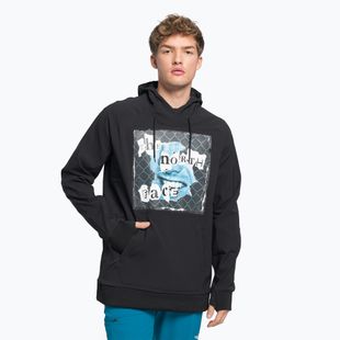 Pánska trekingová mikina The North Face Printed Tekno Hoodie black NF0A7ZUHKY41
