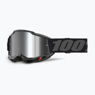 Cyklistické okuliare 100% Loss 2 black/silver mirror