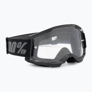 Cyklistické okuliare detské 100% Strata 2 Junior black/clear