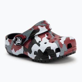 Crocs Classic Camo Clog Toddler žabky black/red