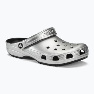 Žabky Crocs Classic strieborné/metalické