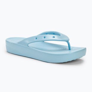 Dámske žabky Crocs Classic Platform Meta Pearl blue calcite