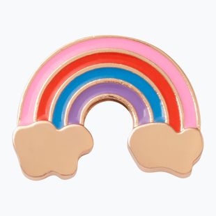 Ozdoby na topánky Crocs Jibbitz™ Gold Cloud Rainbow