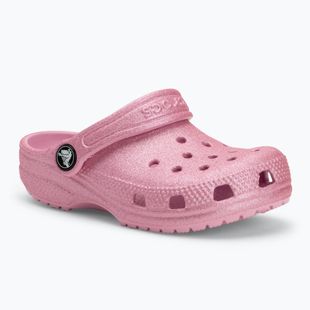 Detské nazúvaky Crocs Classic Glitter Clog Toddler pink tweed glitter