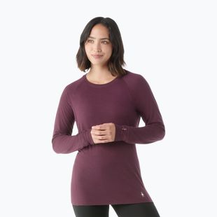 Dámsky termoaktívny longsleeve Smartwool Classic All-Season Merino Base Layer Crew Boxed eggplant