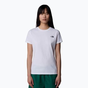 Dámske tričko The North Face Simple Dome Slim Tee tnf white