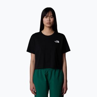 Dámske tričko The North Face dámske tričko Simple Dome Cropped Slim Tee tnf black
