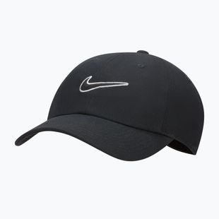 Šiltovka Nike Club Unstructured Swoosh black/black